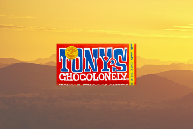 Tony's Chocolonely produces 100% slave-free chocolate.