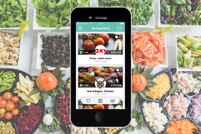 Too Good To Go is a platform that fights food waste on both the producer and consumer side.